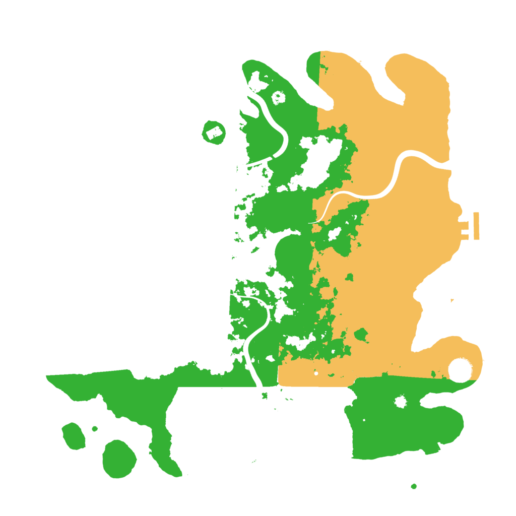 Biome Rust Map: Procedural Map, Size: 3800, Seed: 33259092