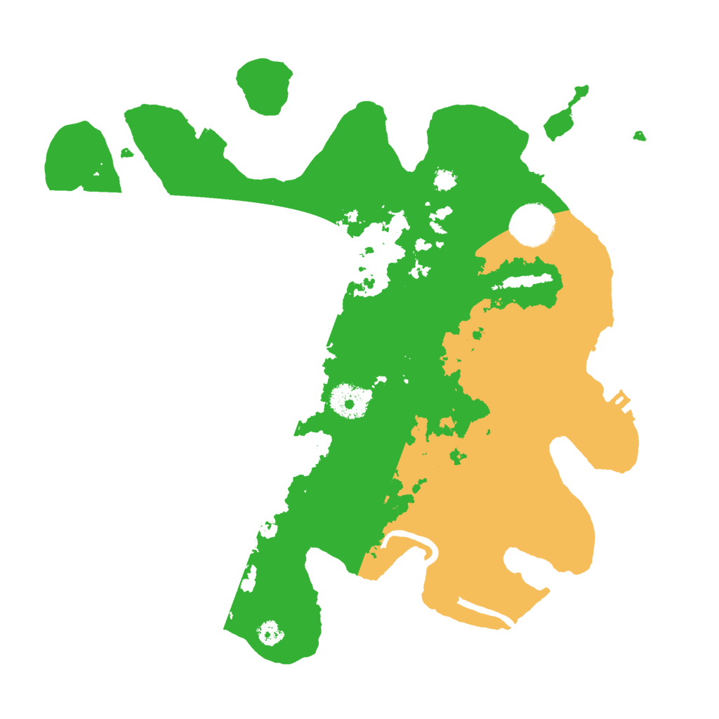 Biome Rust Map: Procedural Map, Size: 3000, Seed: 120825