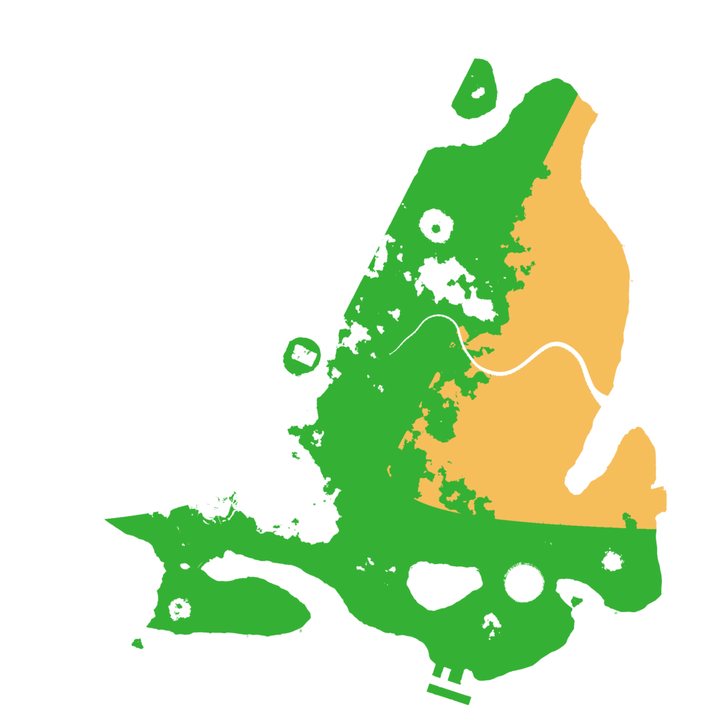 Biome Rust Map: Procedural Map, Size: 3300, Seed: 42