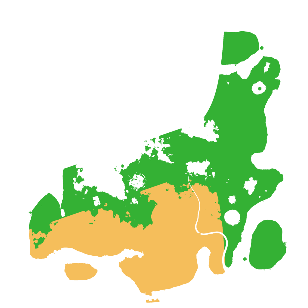Biome Rust Map: Procedural Map, Size: 3500, Seed: 508063924