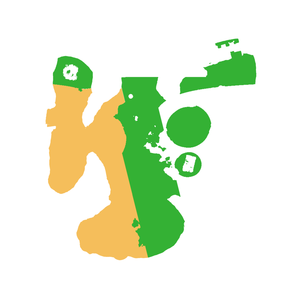 Biome Rust Map: Procedural Map, Size: 2000, Seed: 341789927