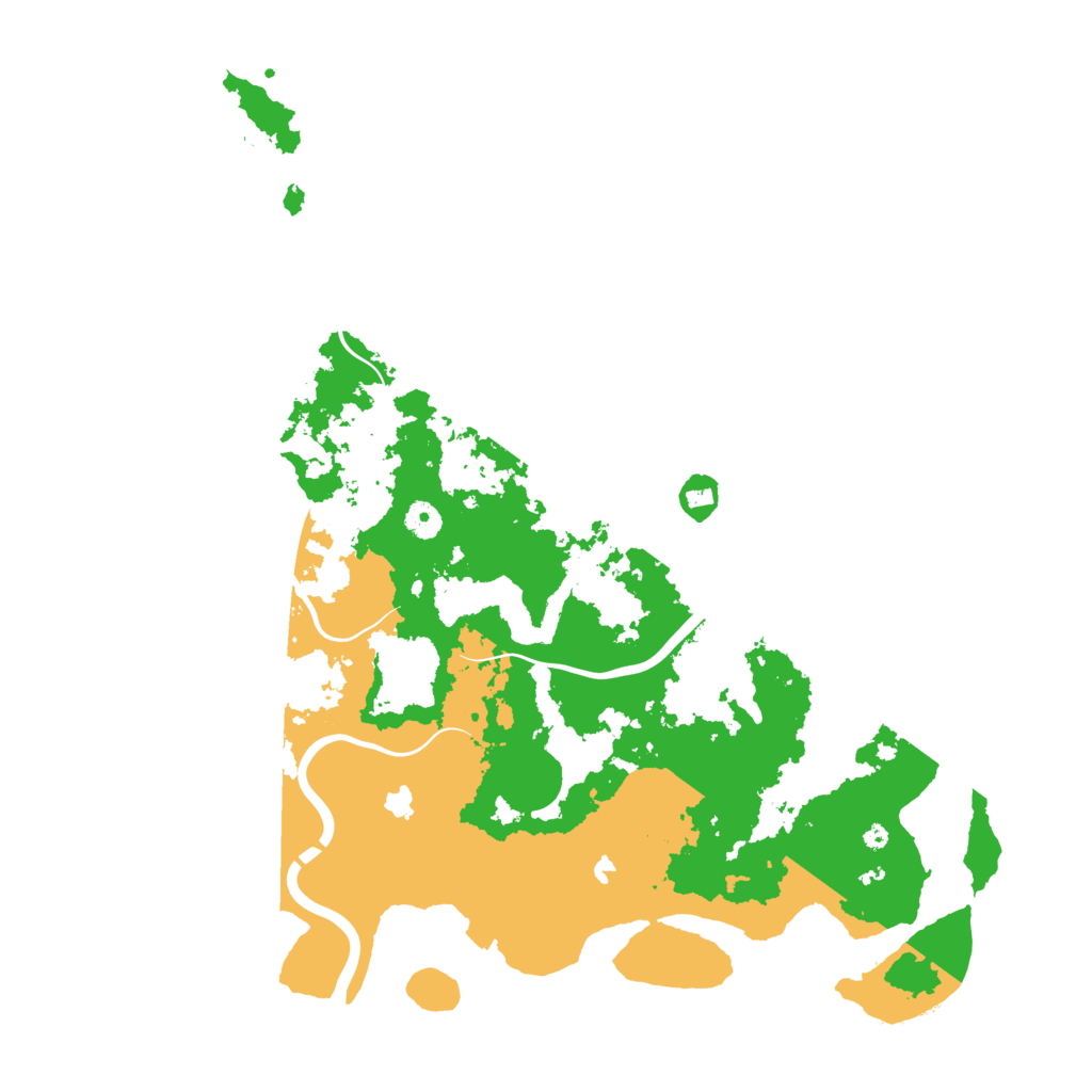 Biome Rust Map: Procedural Map, Size: 4500, Seed: 1840481284