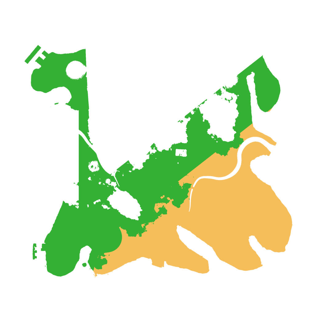 Biome Rust Map: Procedural Map, Size: 3000, Seed: 13773