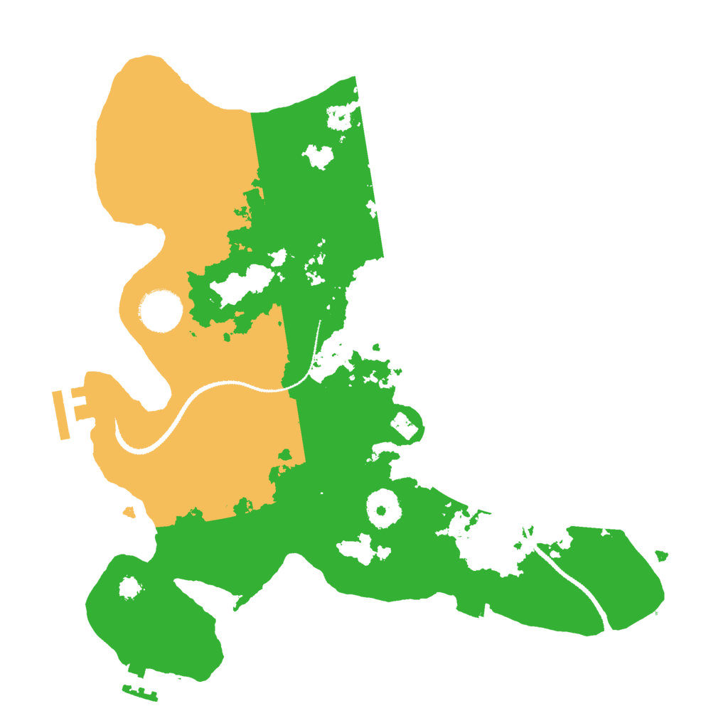 Biome Rust Map: Procedural Map, Size: 3000, Seed: 1875927641