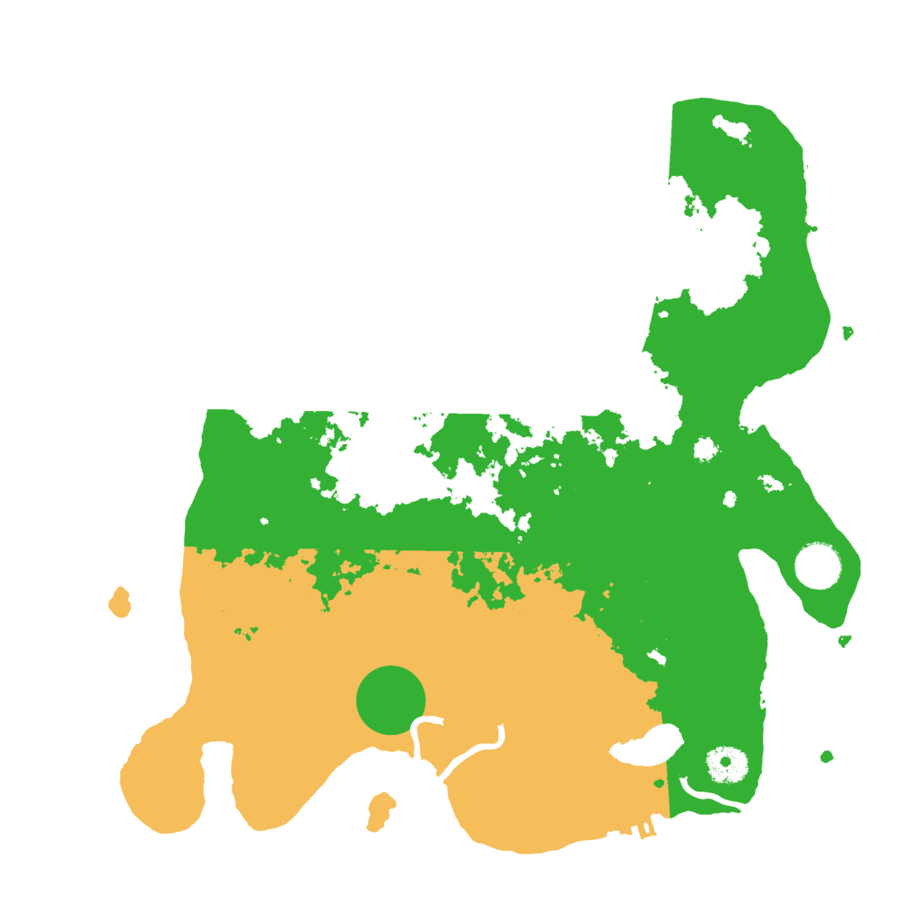 Biome Rust Map: Procedural Map, Size: 3500, Seed: 15604531