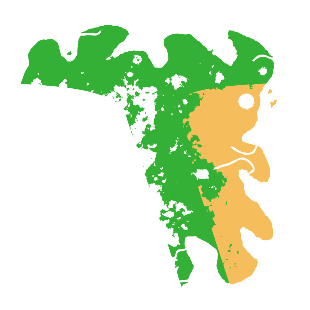 Biome Rust Map: Procedural Map, Size: 3500, Seed: 65685910