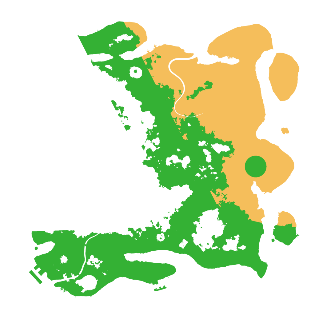 Biome Rust Map: Procedural Map, Size: 3850, Seed: 1749307402