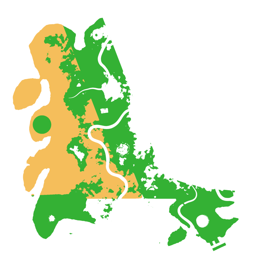 Biome Rust Map: Procedural Map, Size: 3800, Seed: 343319115