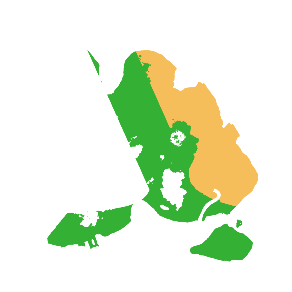 Biome Rust Map: Procedural Map, Size: 2000, Seed: 5463734