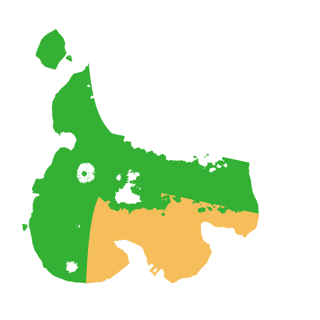 Biome Rust Map: Procedural Map, Size: 2500, Seed: 715343095