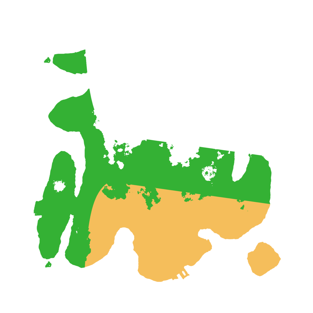 Biome Rust Map: Procedural Map, Size: 2500, Seed: 1442716669