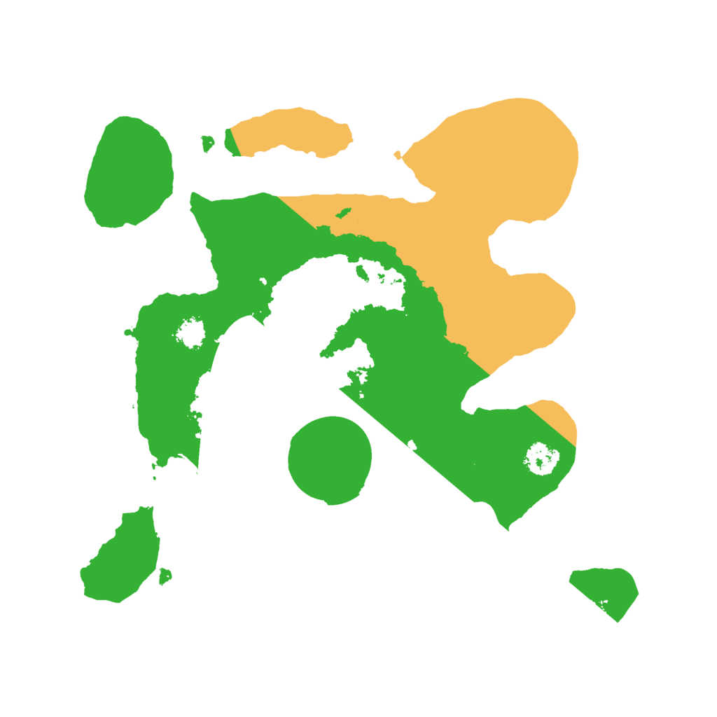 Biome Rust Map: Procedural Map, Size: 2300, Seed: 75634423