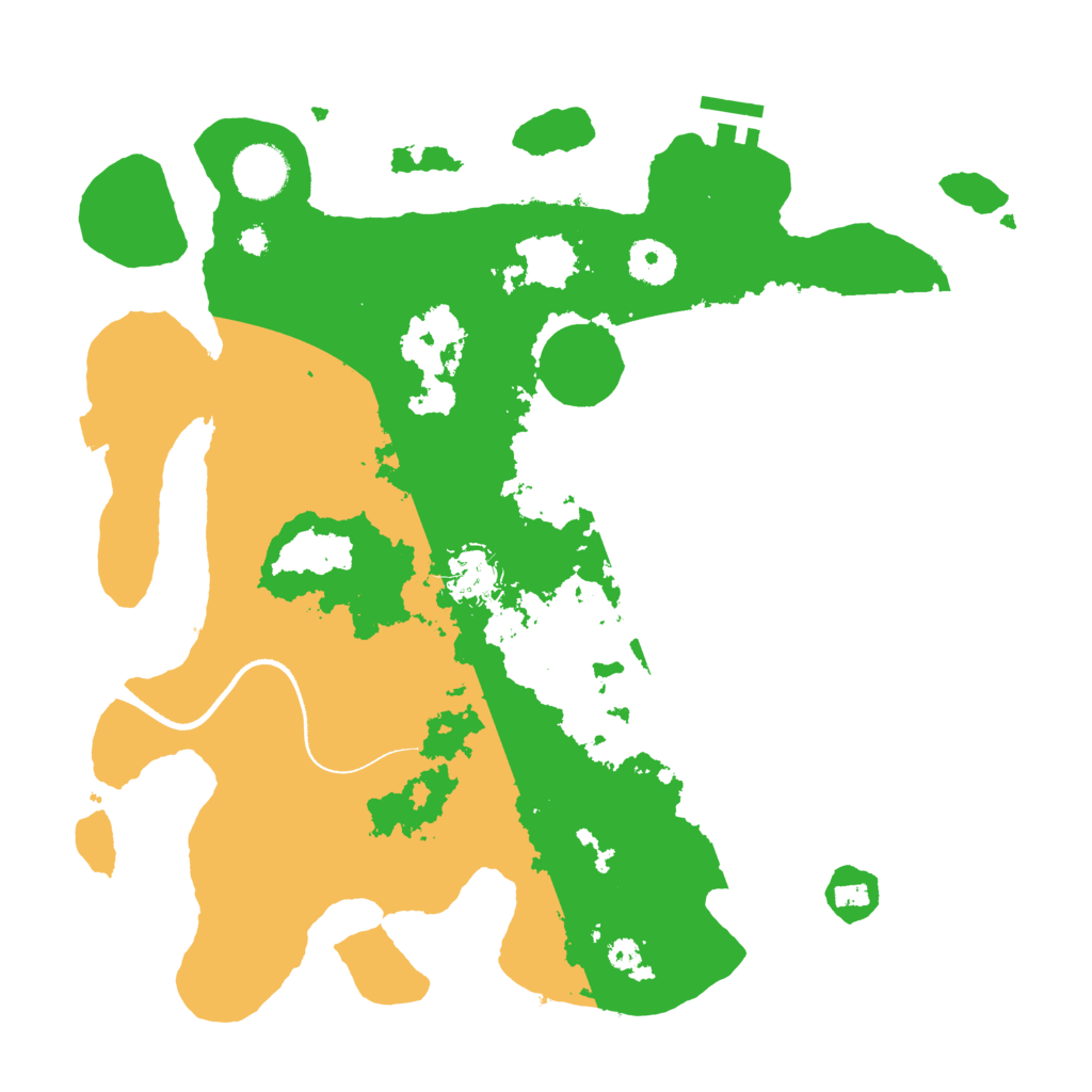 Biome Rust Map: Procedural Map, Size: 3500, Seed: 1341526970