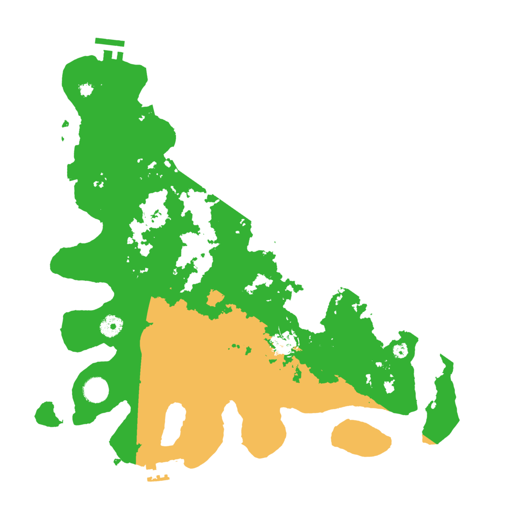 Biome Rust Map: Procedural Map, Size: 3500, Seed: 1003934487
