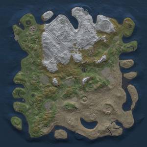 Thumbnail Rust Map: Procedural Map, Size: 4250, Seed: 865586557, 19 Monuments