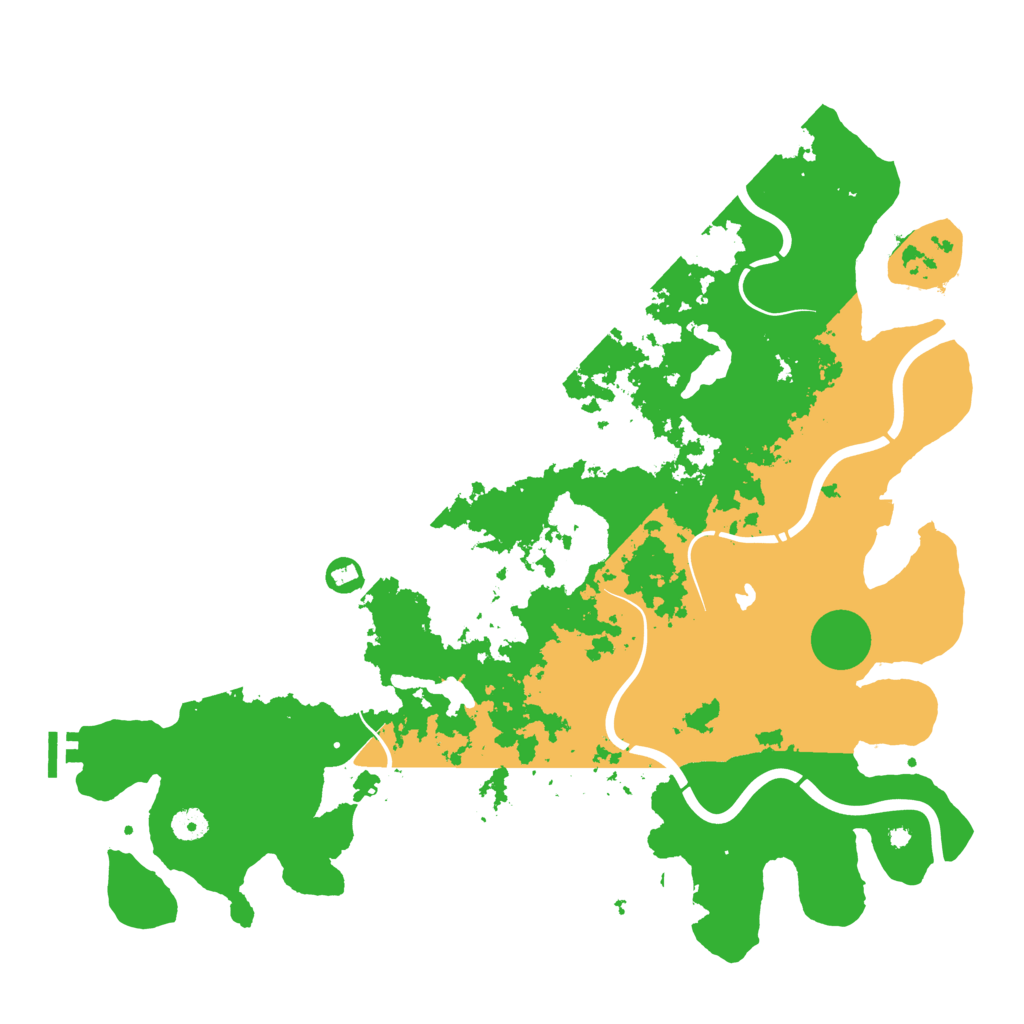 Biome Rust Map: Procedural Map, Size: 4500, Seed: 1341626778