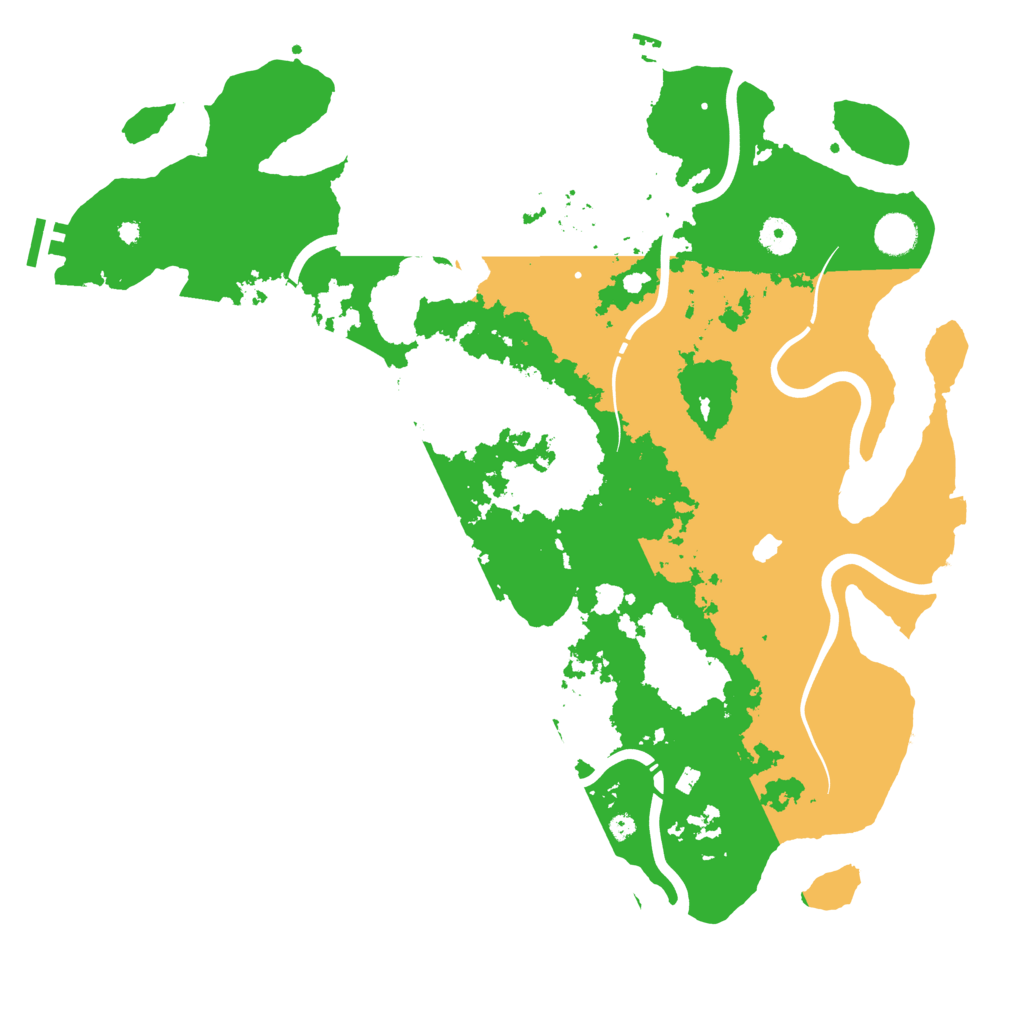 Biome Rust Map: Procedural Map, Size: 4250, Seed: 1306129290
