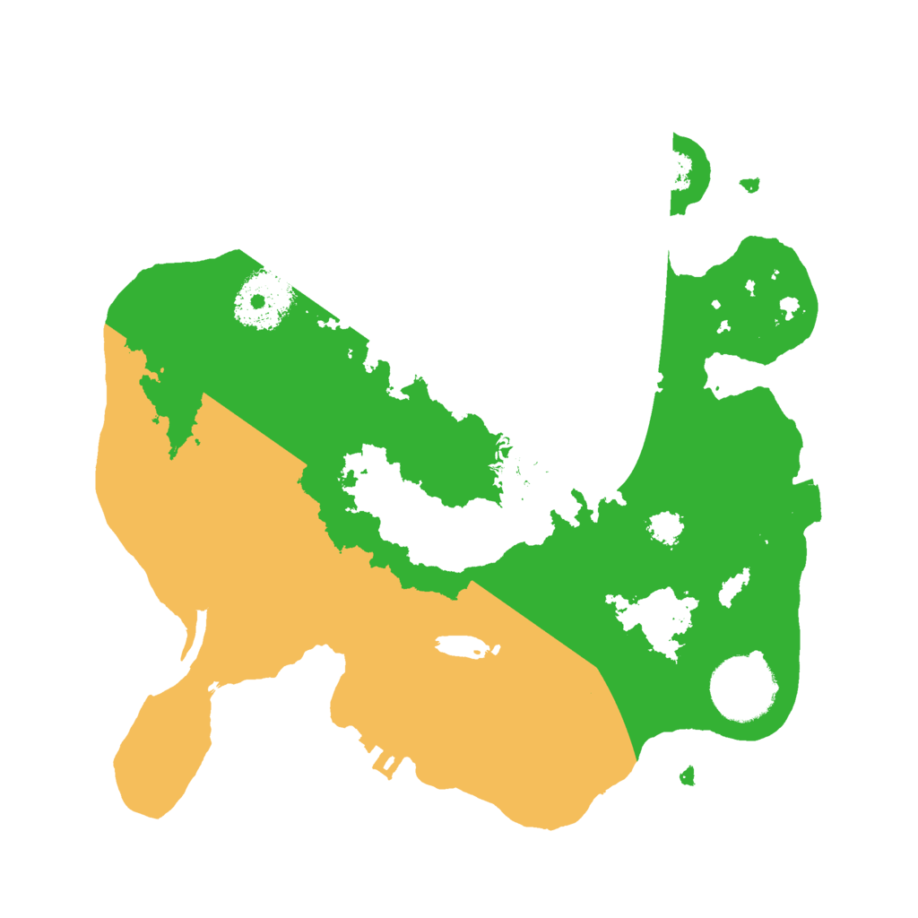 Biome Rust Map: Procedural Map, Size: 2500, Seed: 30253