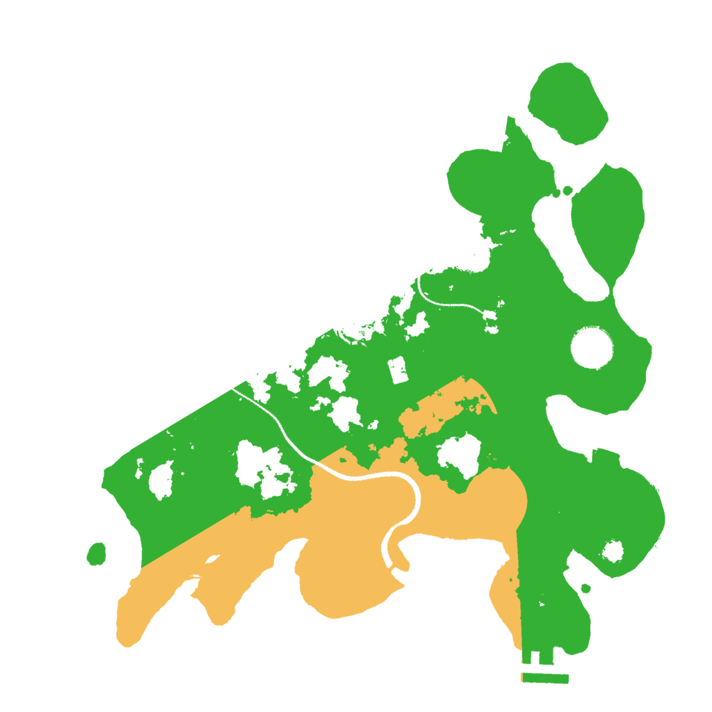 Biome Rust Map: Procedural Map, Size: 3000, Seed: 327555229