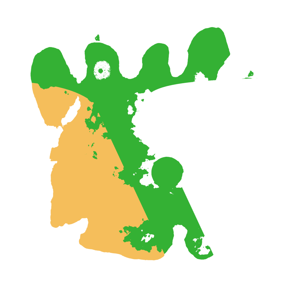 Biome Rust Map: Procedural Map, Size: 2500, Seed: 465726384