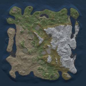 Thumbnail Rust Map: Procedural Map, Size: 4250, Seed: 843803708, 19 Monuments