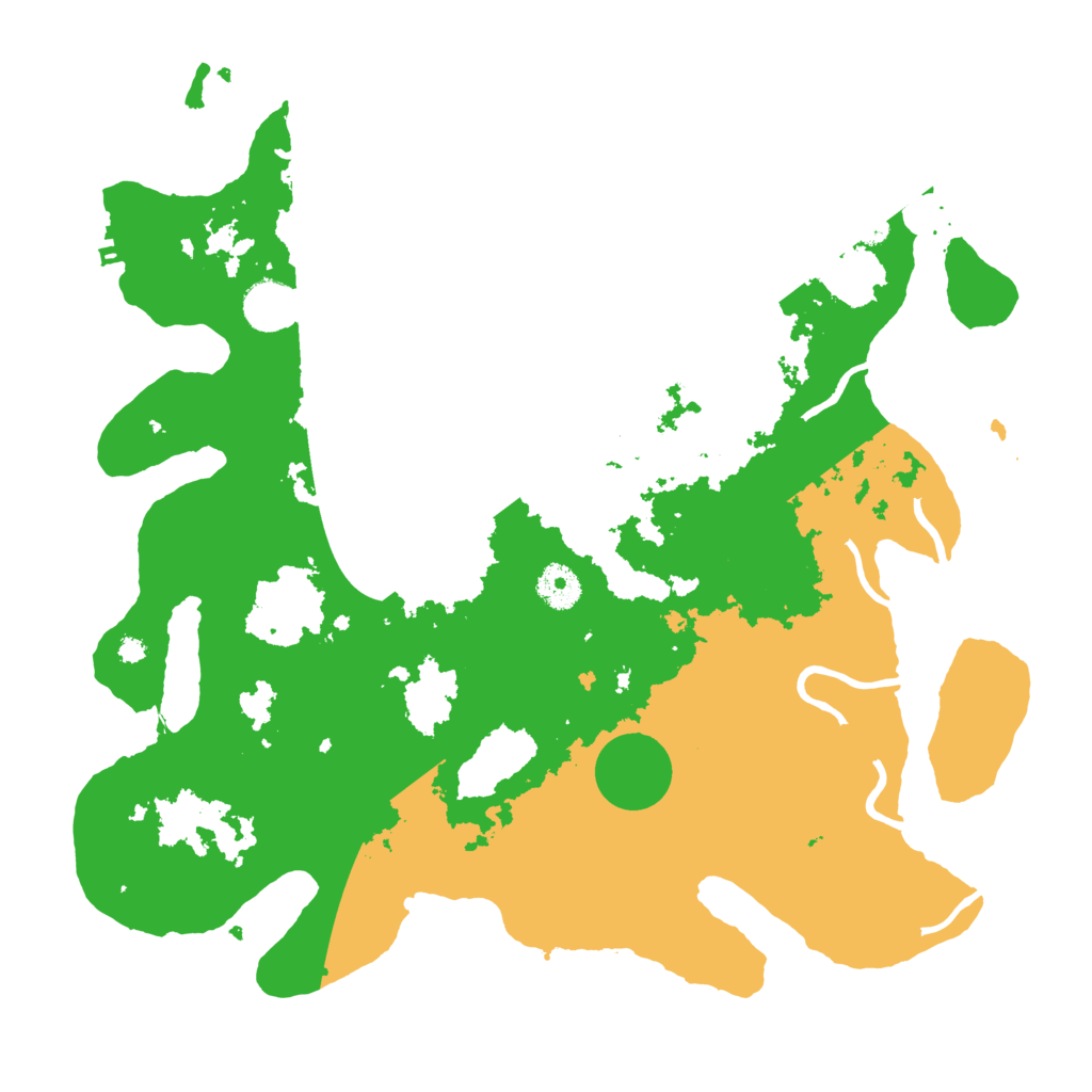 Biome Rust Map: Procedural Map, Size: 3750, Seed: 77284403