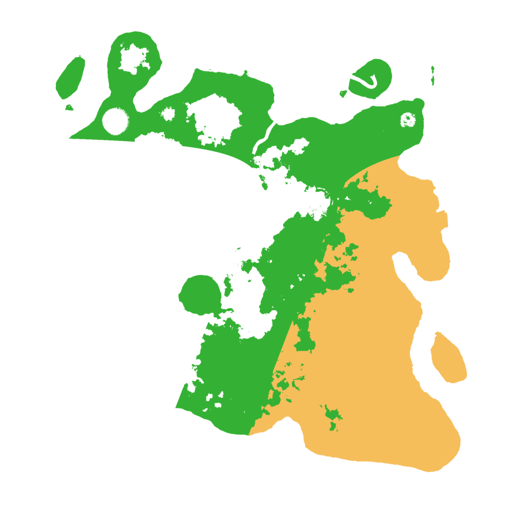 Biome Rust Map: Procedural Map, Size: 3500, Seed: 440379510