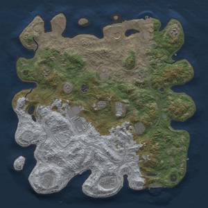 Thumbnail Rust Map: Procedural Map, Size: 4250, Seed: 446770831, 19 Monuments