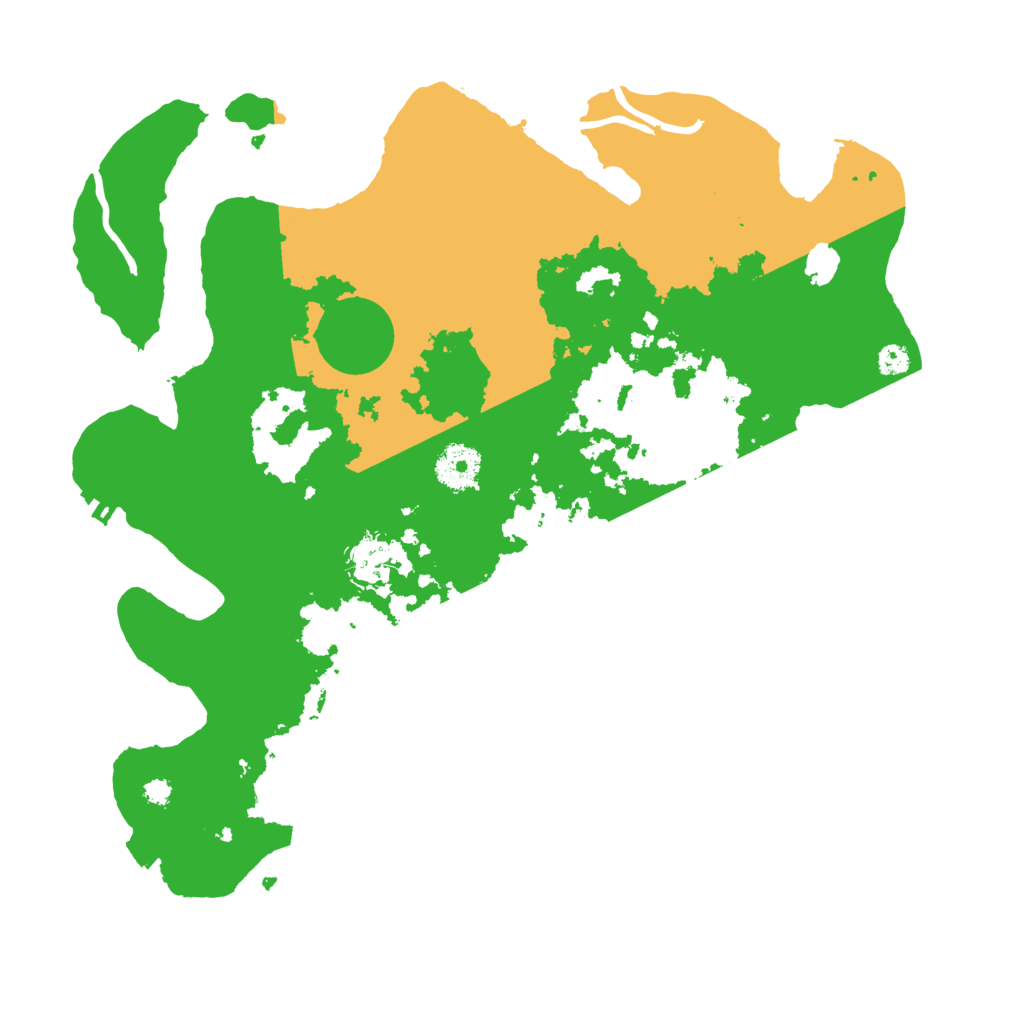 Biome Rust Map: Procedural Map, Size: 3500, Seed: 748974