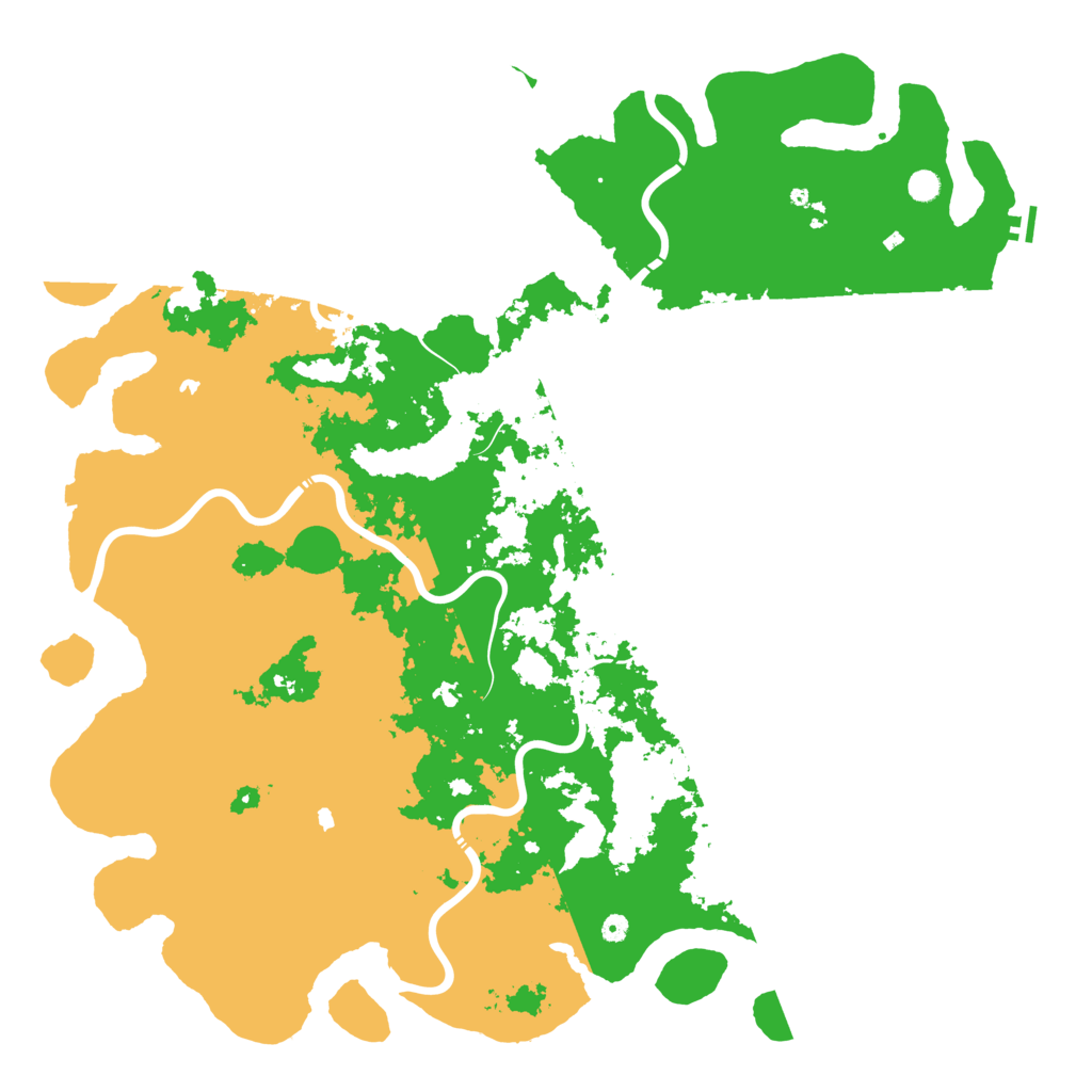 Biome Rust Map: Procedural Map, Size: 6000, Seed: 12524