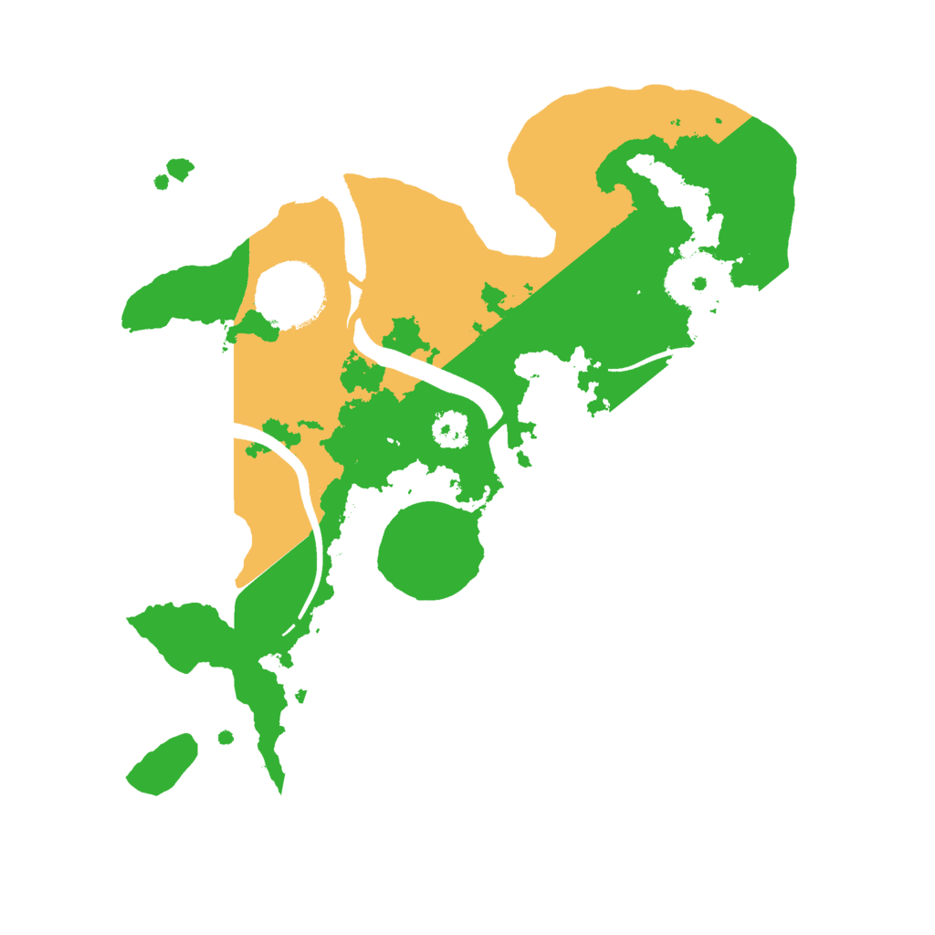 Biome Rust Map: Procedural Map, Size: 2500, Seed: 29184094