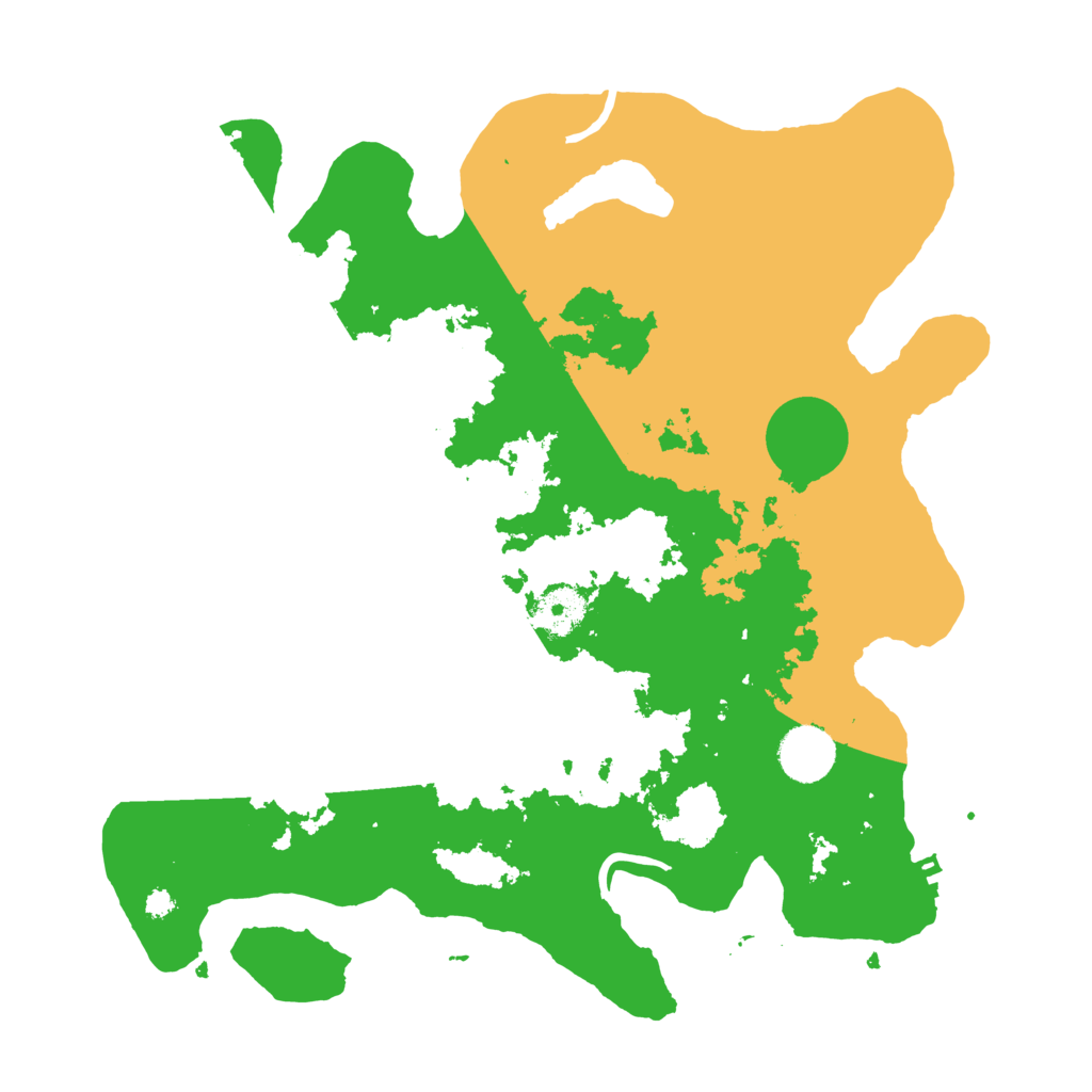 Biome Rust Map: Procedural Map, Size: 3500, Seed: 806