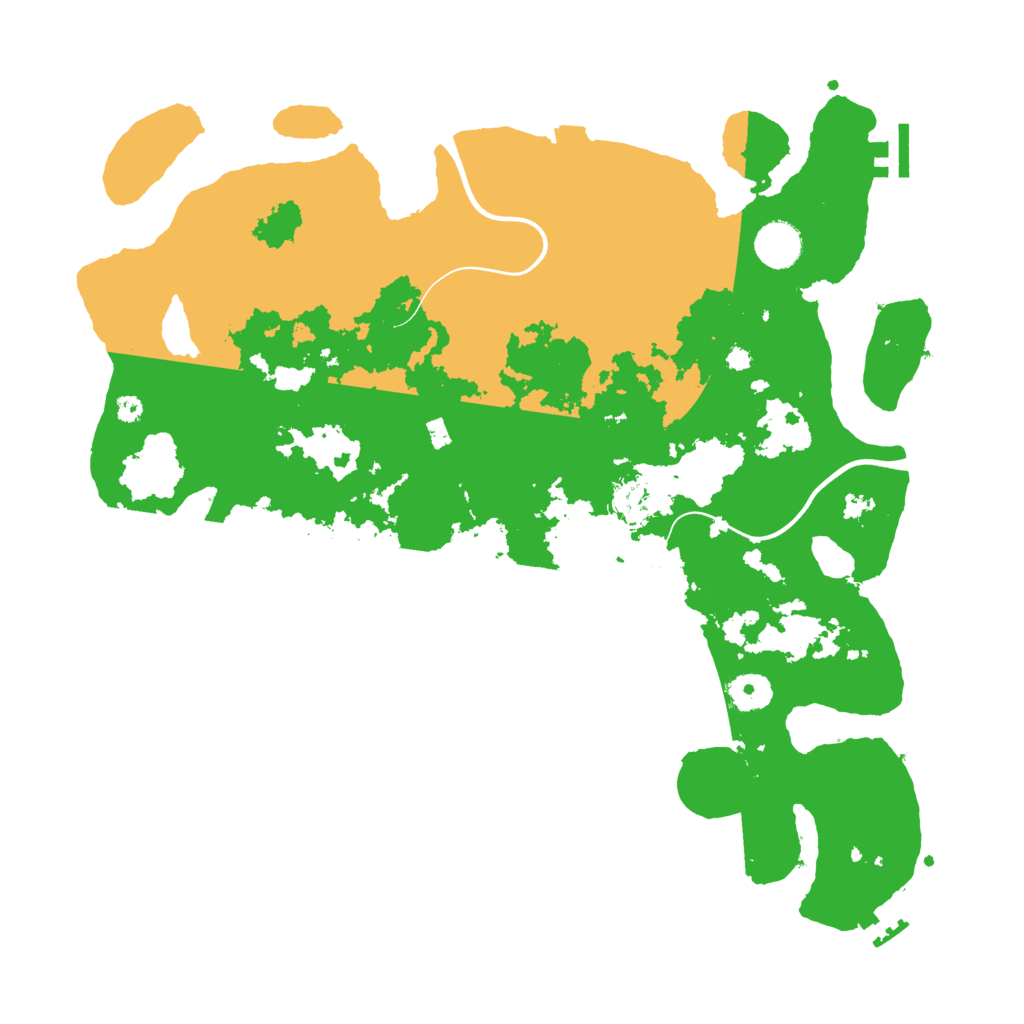 Biome Rust Map: Procedural Map, Size: 3850, Seed: 1762949487