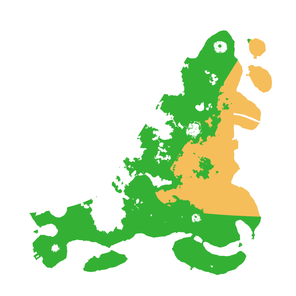 Biome Rust Map: Procedural Map, Size: 3500, Seed: 1231605538