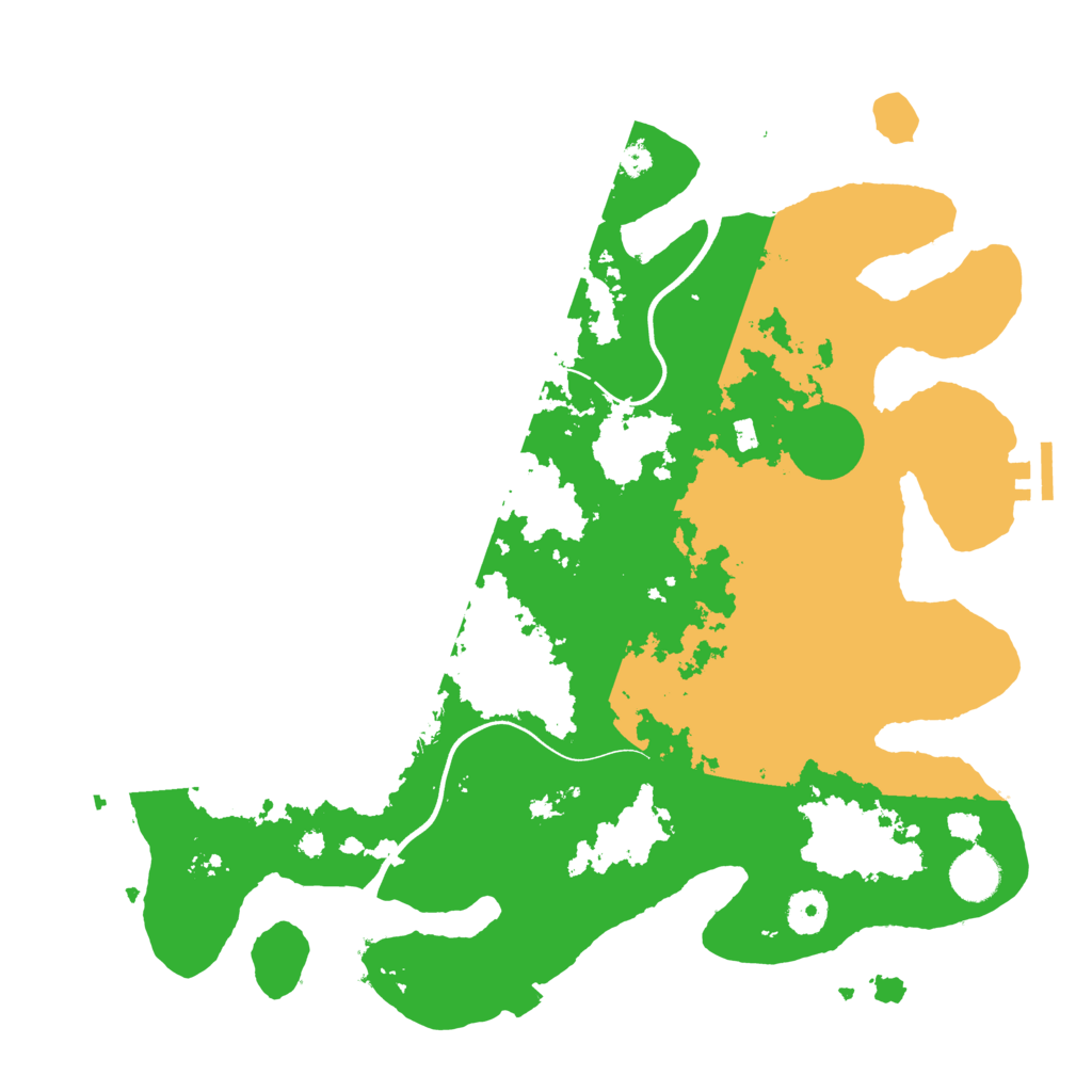 Biome Rust Map: Procedural Map, Size: 3800, Seed: 291971075