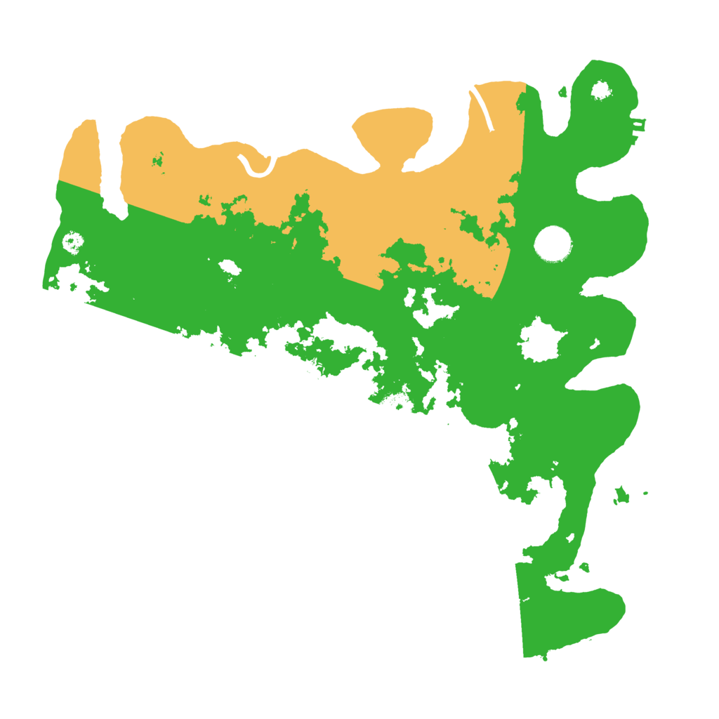 Biome Rust Map: Procedural Map, Size: 3500, Seed: 1939636530