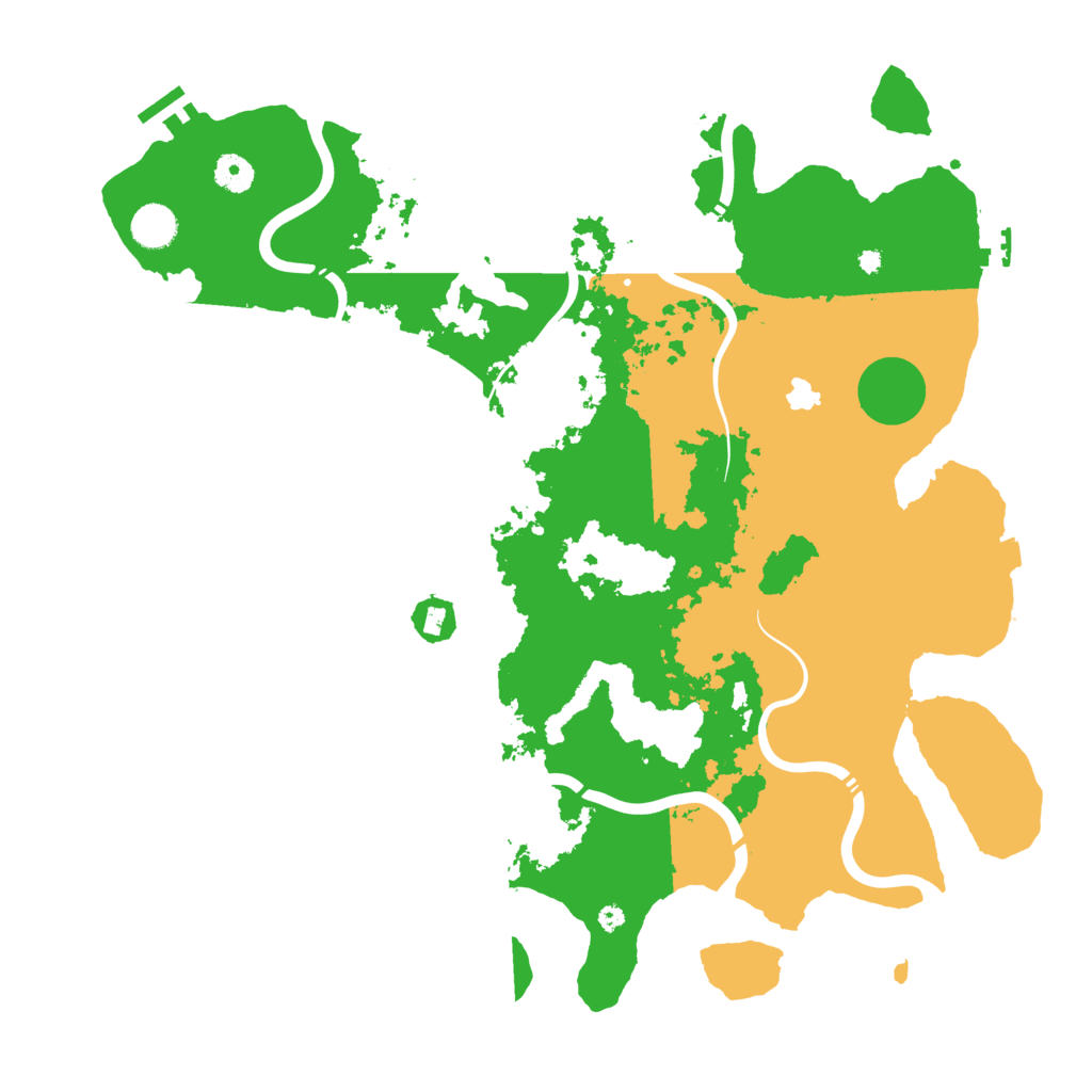 Biome Rust Map: Procedural Map, Size: 4250, Seed: 625419939