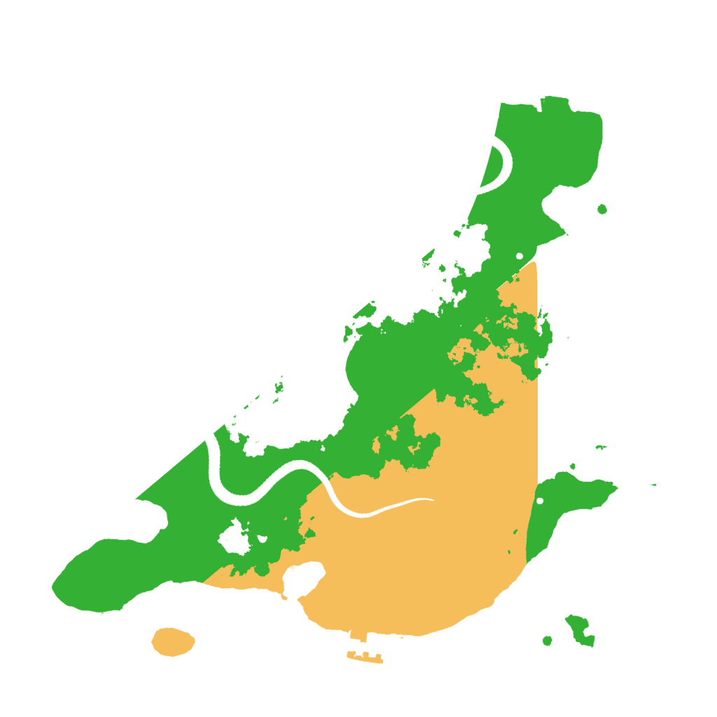 Biome Rust Map: Procedural Map, Size: 3000, Seed: 872298709