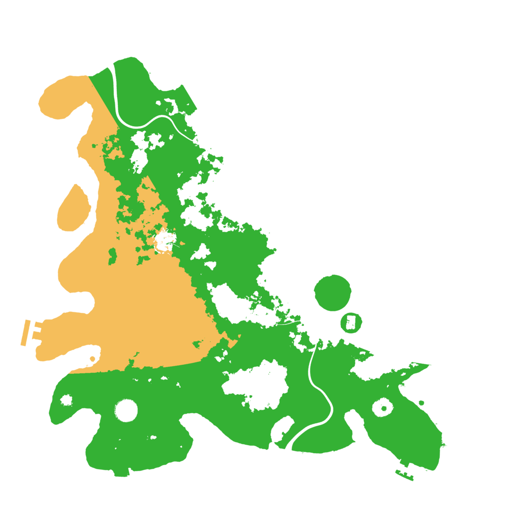 Biome Rust Map: Procedural Map, Size: 3950, Seed: 1788526507