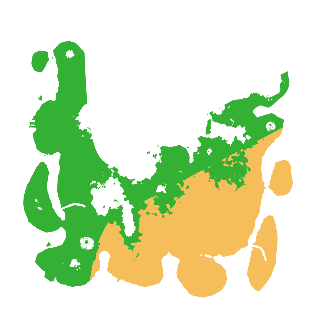 Biome Rust Map: Procedural Map, Size: 3500, Seed: 575985325