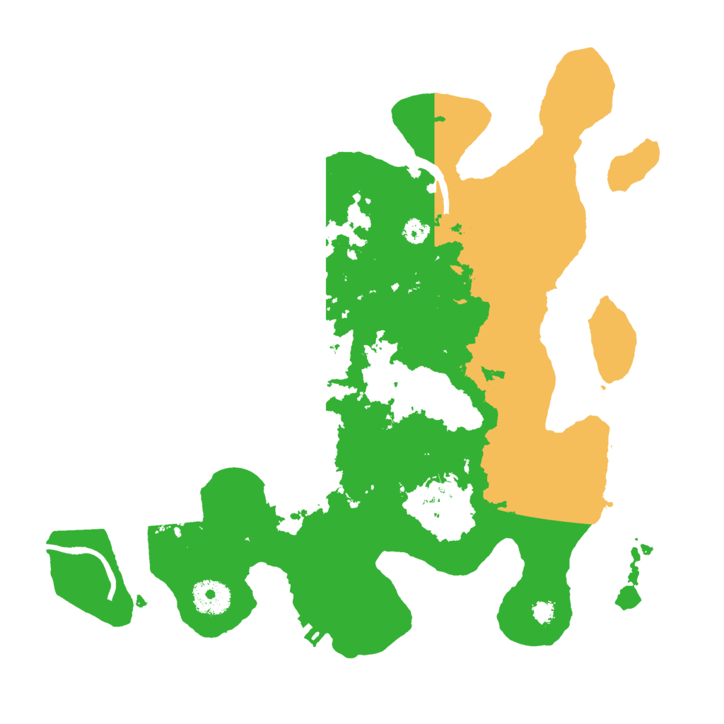 Biome Rust Map: Procedural Map, Size: 3000, Seed: 406086218