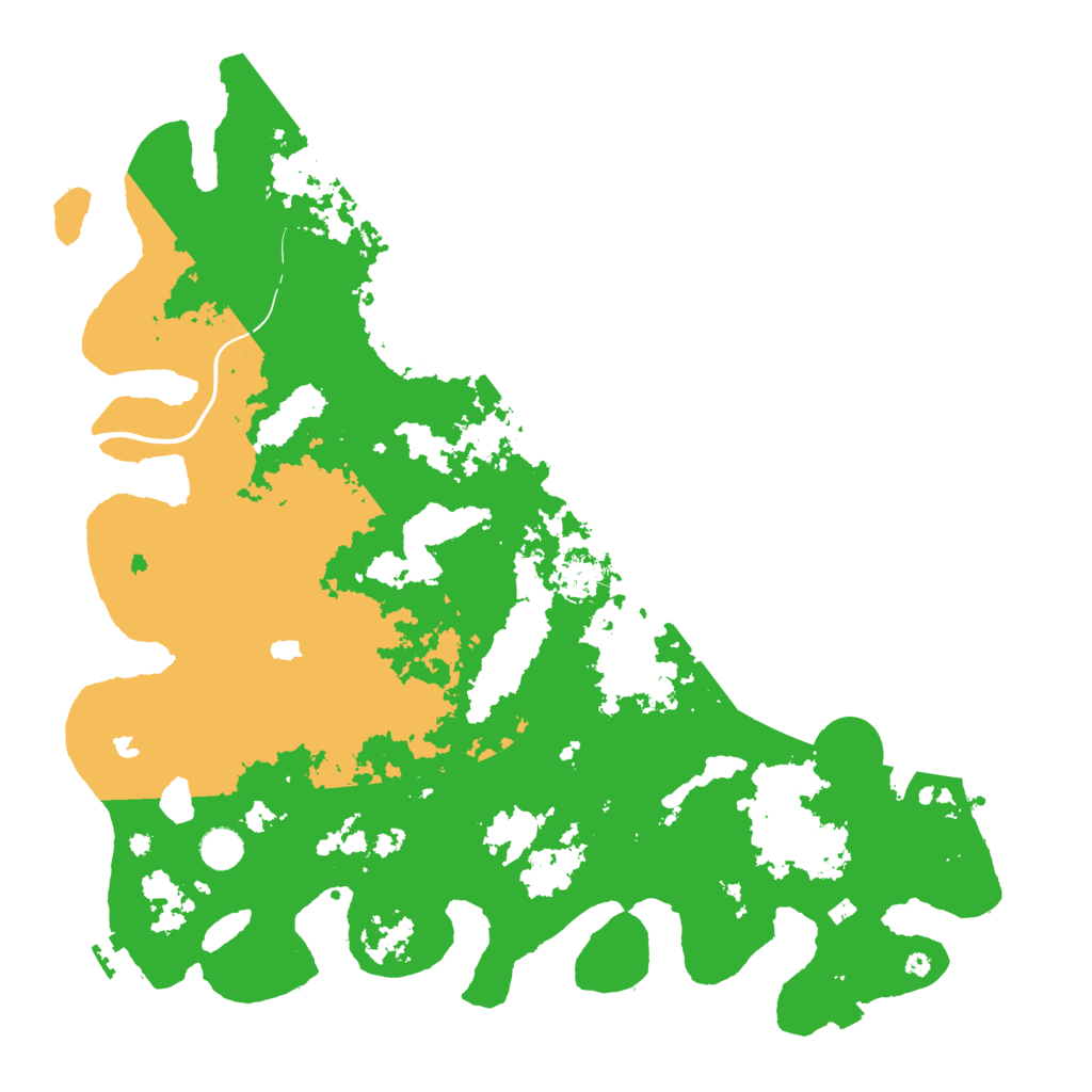 Biome Rust Map: Procedural Map, Size: 4500, Seed: 1999215833