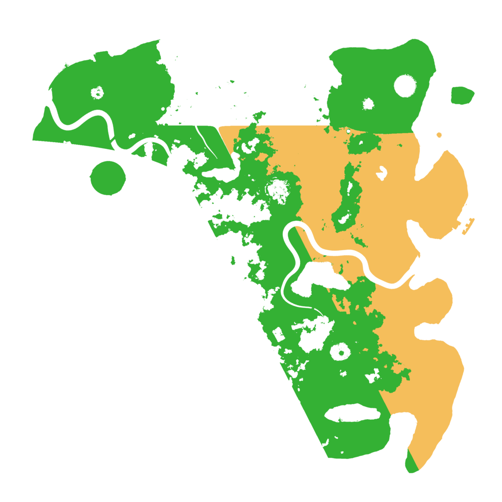 Biome Rust Map: Procedural Map, Size: 4000, Seed: 46218033