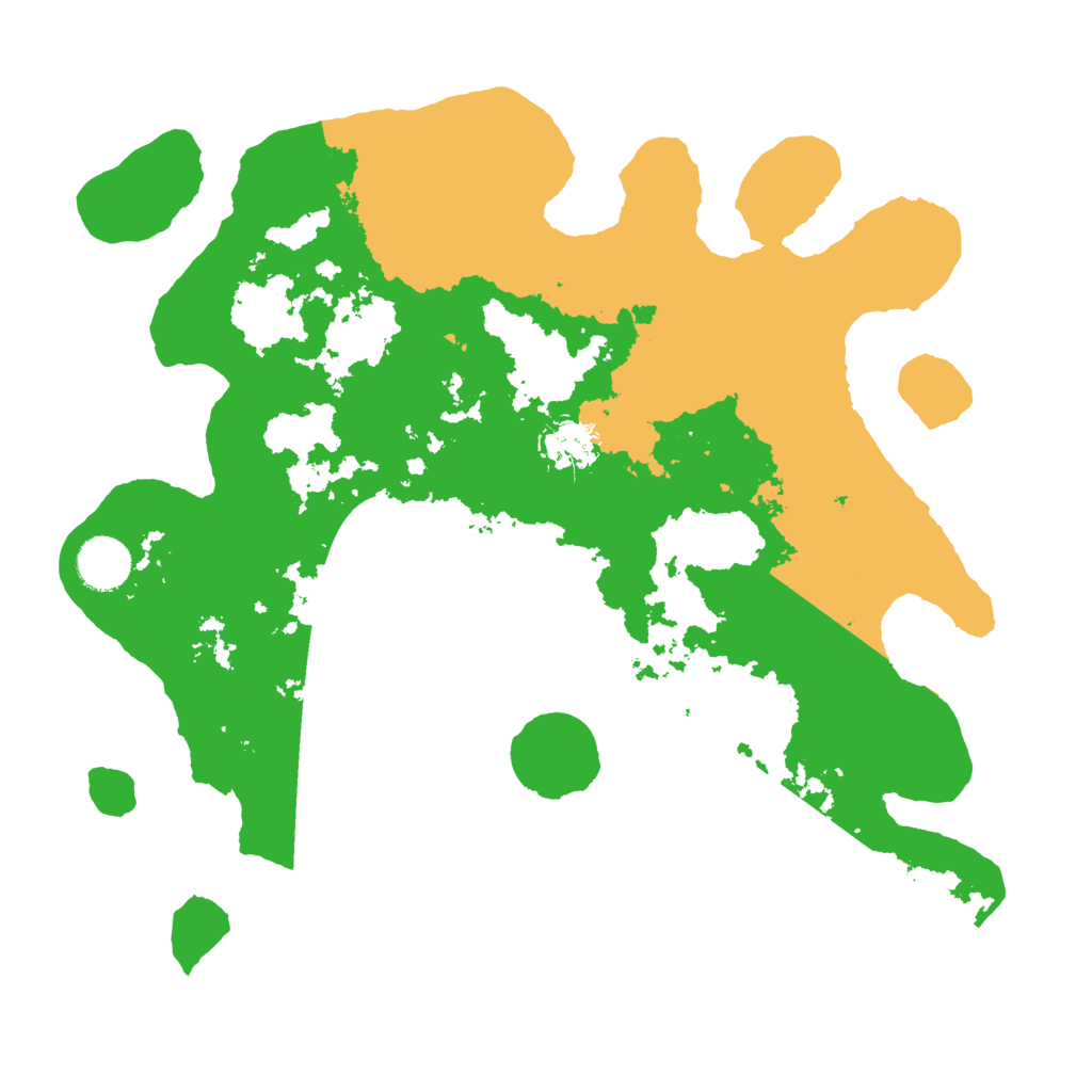 Biome Rust Map: Barren, Size: 3550, Seed: 19138725