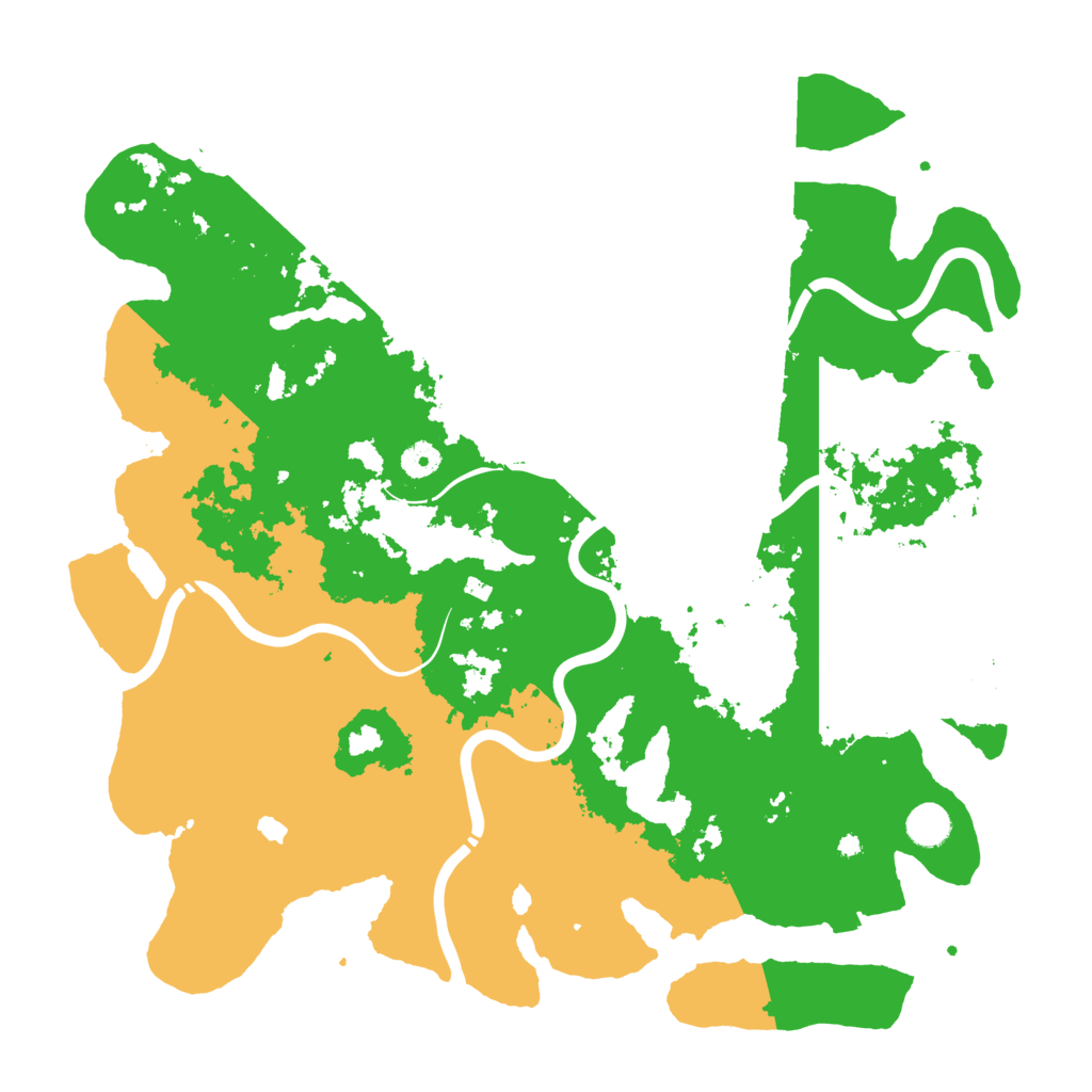 Biome Rust Map: Procedural Map, Size: 4400, Seed: 90947069