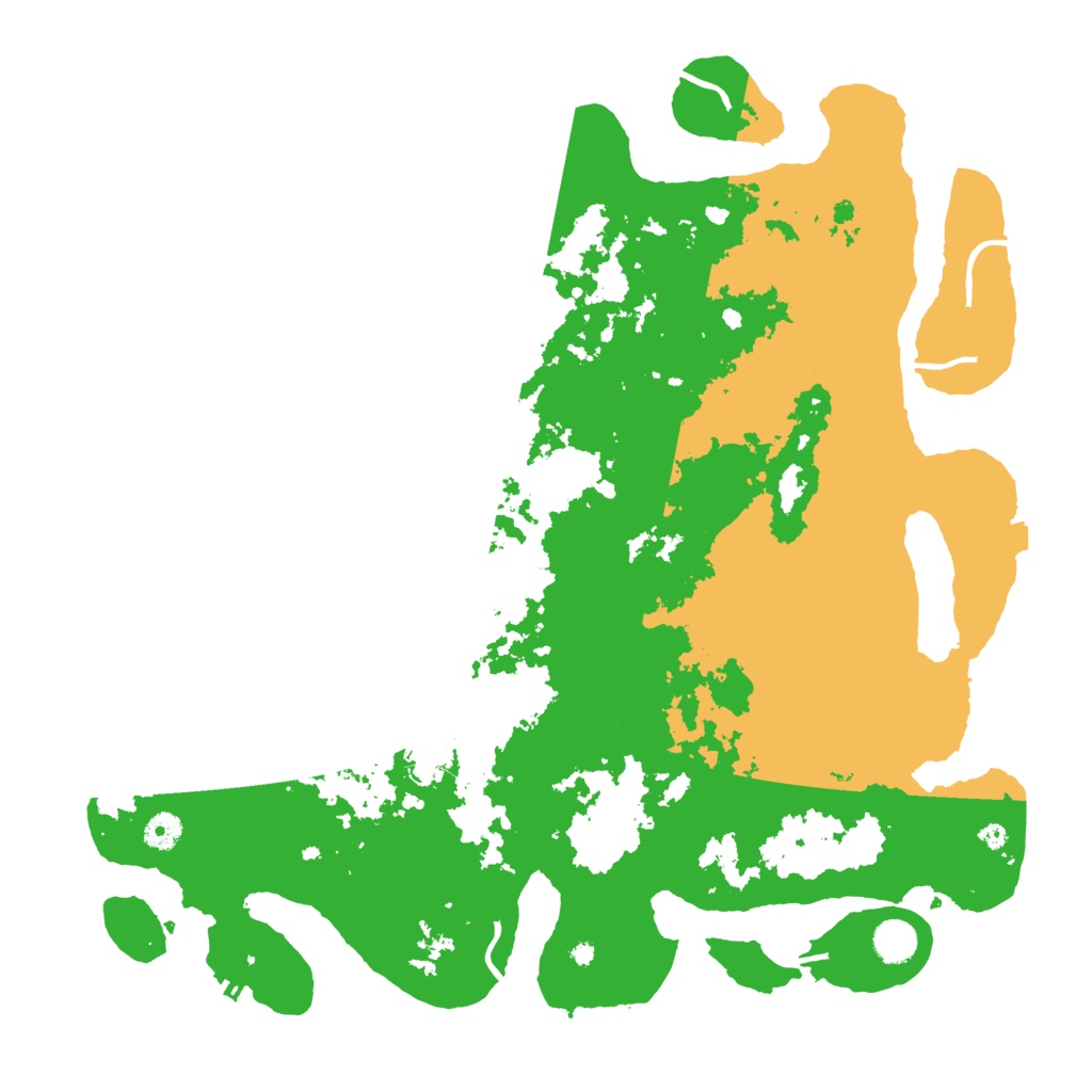 Biome Rust Map: Procedural Map, Size: 4400, Seed: 35514783