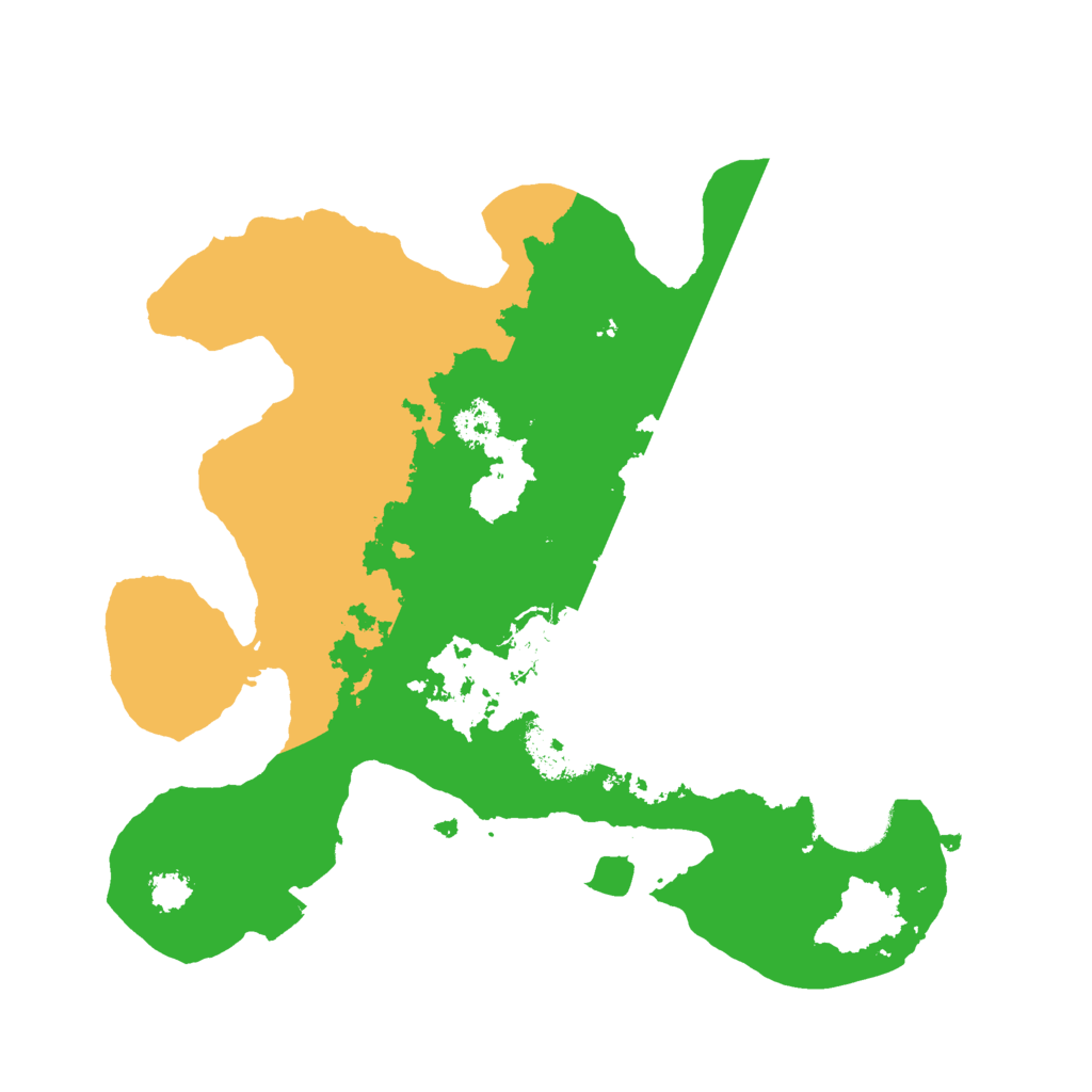Biome Rust Map: Procedural Map, Size: 2500, Seed: 86744555