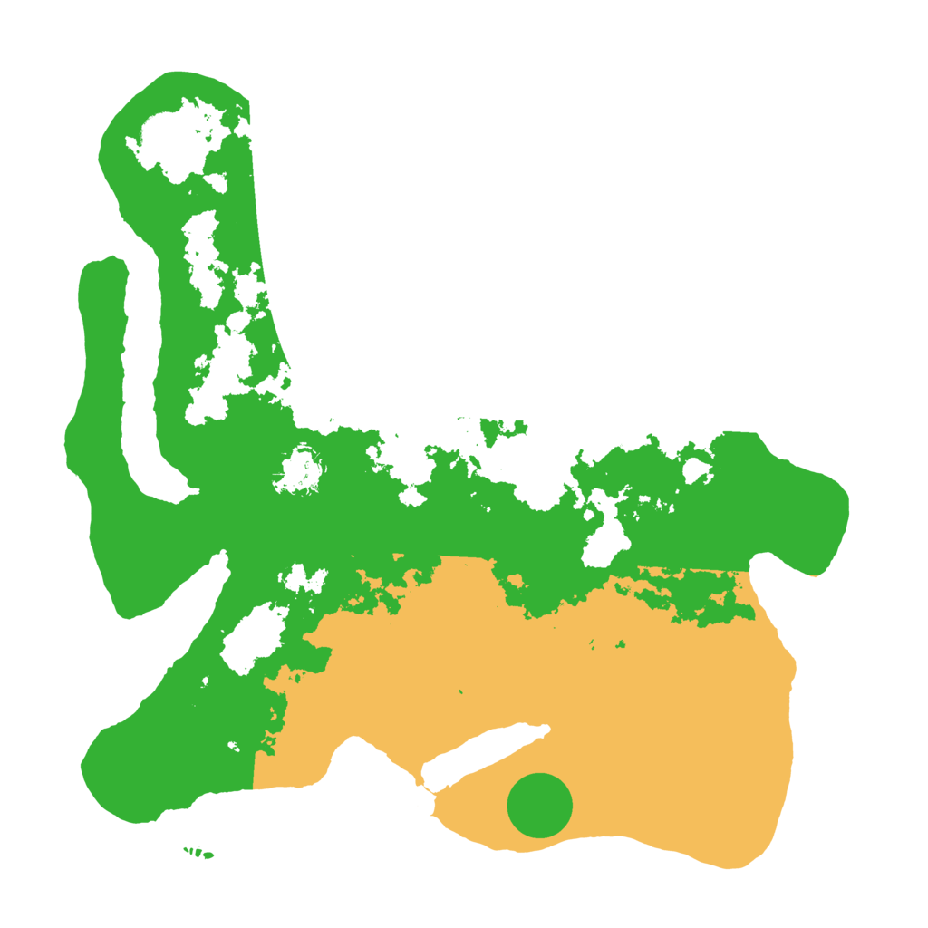 Biome Rust Map: Barren, Size: 3750, Seed: 28111472