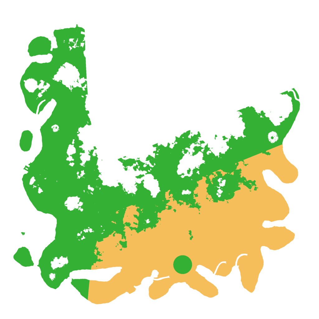 Biome Rust Map: Procedural Map, Size: 4500, Seed: 196318630