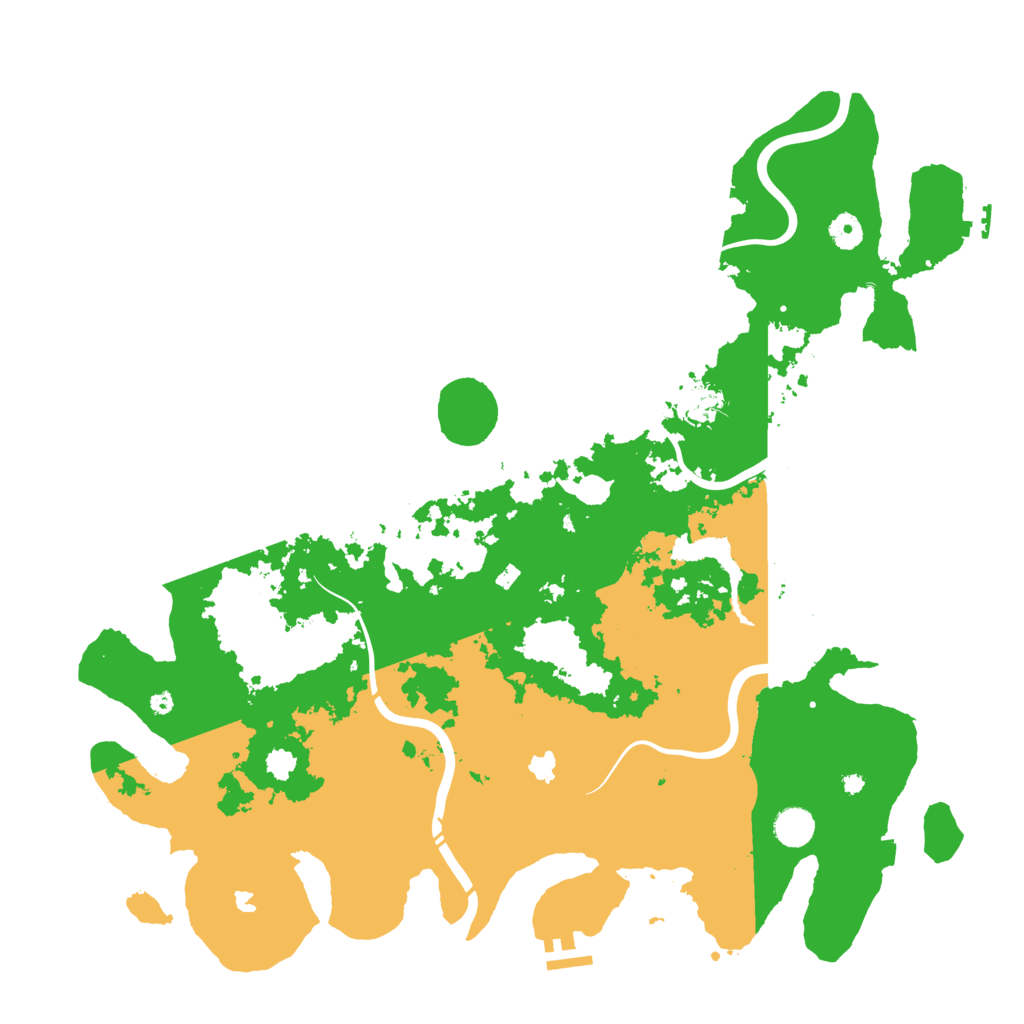 Biome Rust Map: Procedural Map, Size: 4500, Seed: 1529107570